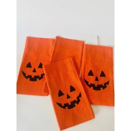Unbranded Fabric Halooween Gift Bags with ties/Treat Bags/Pumpkin Gift Bags /Burlap gift B