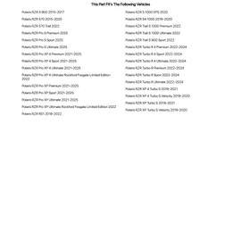 Tusk Billet Shift Knob For Polaris RZR XP 4 Turbo S Velocity 2019-2020