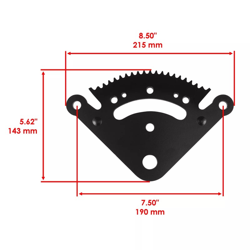 Caltric Steering Sector Drag Link Kit for John Deere D140