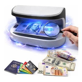 Detector De Billetes De Lampara Uv Automático Portátil