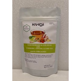 Organic Lemongrass & Galagal with Turmeric, Ginger and Lime pack of 30 tea bags
