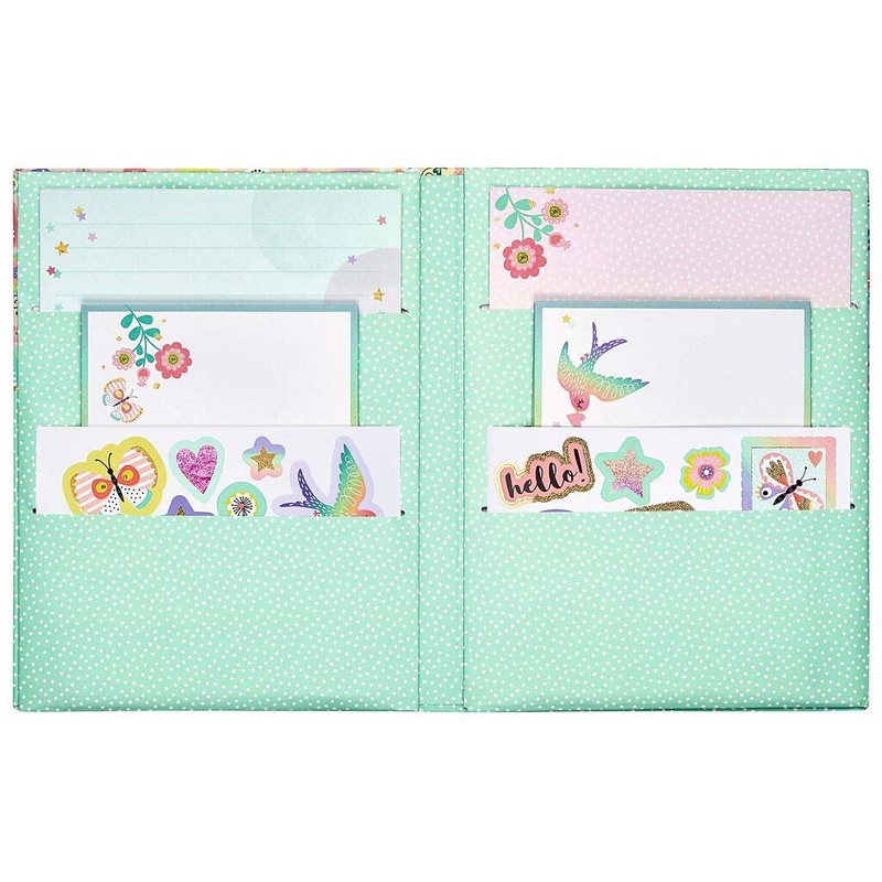 Moses Flowers & Friends Letter Paper Set, Letter Sheets, Envelopes
