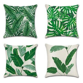 JOTOM Decorative Cushion Cover, Breathable Cushion Cover, Colourful Decorative Cushion Sofa Cushion Cover, Car, Home, Bed, Office, Cafe, Garden, Outdoor, 50 x 50 cm, Set of 4