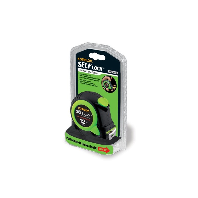 Komelon SL2812; 12' x 5/8" Self-Lock Tape Measure