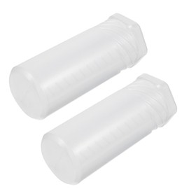 TEHAUX 2 Pcs Shaving Brush Travel Case, Shaving Brush Container for Traveling, Plastic Shave Brush Holder Stand with Adjustable Height for Most Shaving Brush