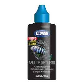 Azul De Metileno 120 Ml Peces Pecera Acuario Lomas