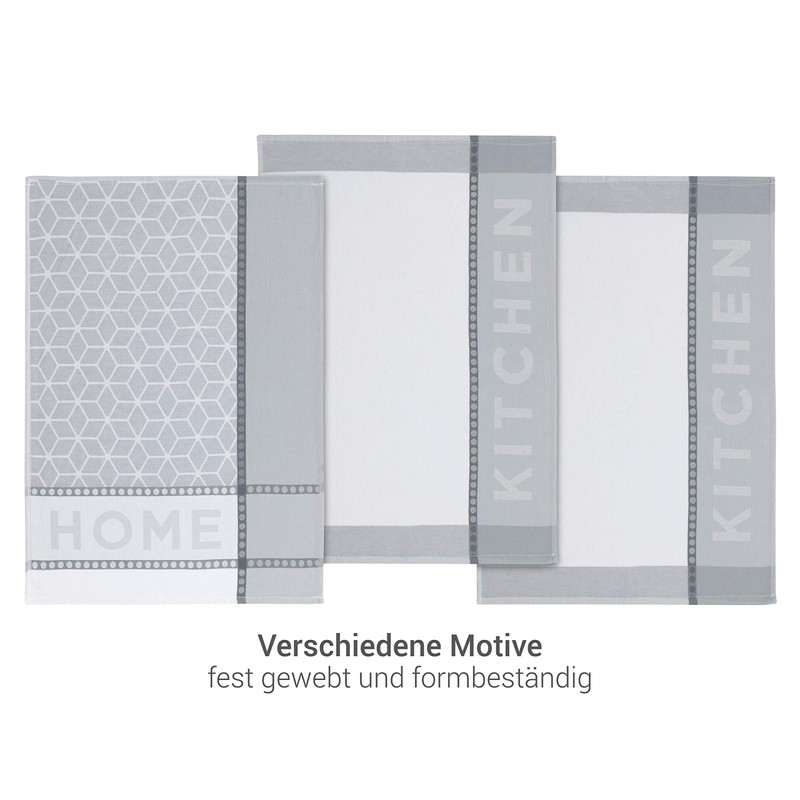 Dyckhoff Set of 3 kitchen towels – tea towels in