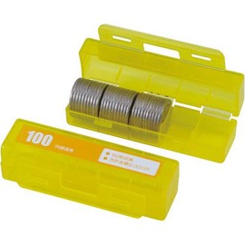ka-ru事務器 Coin Case (100 Yen Coin for 50 Piece Storage), 5 Pcs
