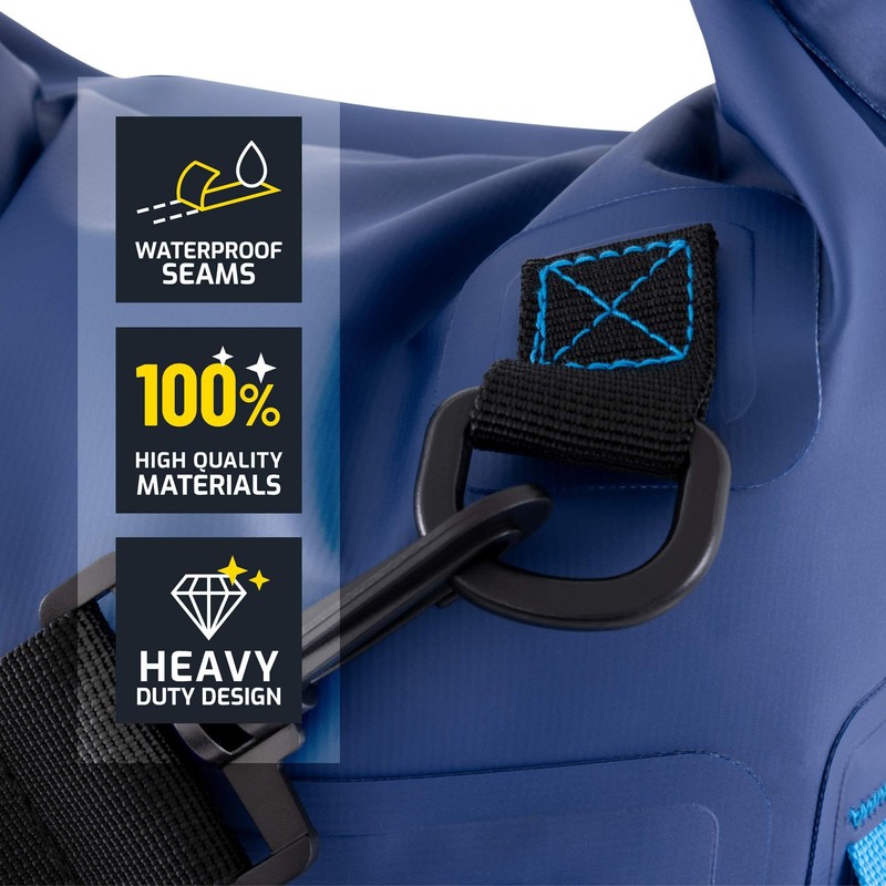 CRESSI Ocelot Waterproof Dry Bag Roll Top Sack for Beach,