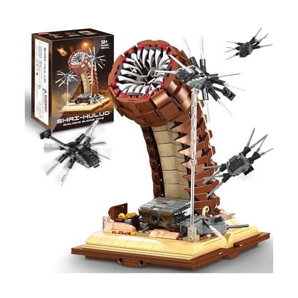BuicraHub Sandworm Building Blocks Set for Boy 8-12, Comes with