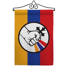 Armenia Flag Artsakh Strong Garden Flag Set Wall Hanger Support Cause United State American House Decoration Banner Small Yard Gift Double-Sided, Made in USA