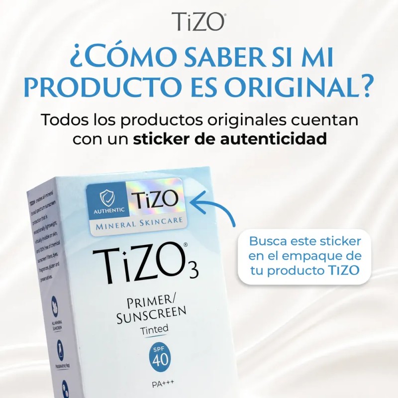 Tizo 3 | Protector Solar Facial Mineral | Con Color