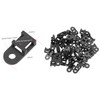 60 Set Cable Zip Tie Mounts Kit Black 6" Zip