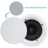 Herdio 5.25" 600W Bluetooth Ceiling Speakers Flush Mount for Kitchen