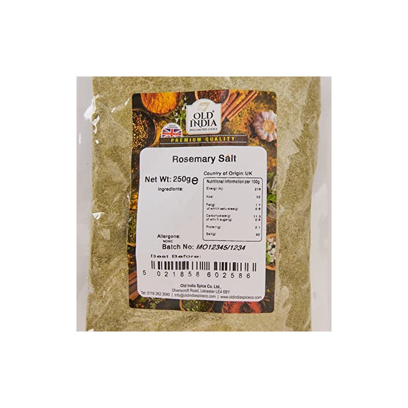Old India Rosemary Salt 250g