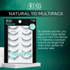 Ardell Ardel false eyelashes natural 110 black 1 pack (5