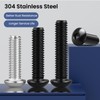 BNUOK 1/4-20 x 1/2 Inch Button Head Socket Cap Bolts