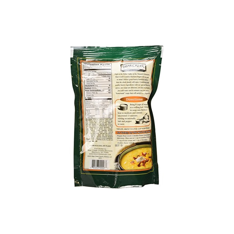 Bear Creek Country Kitchen Cheddar Potato Soup Mix (Pack of