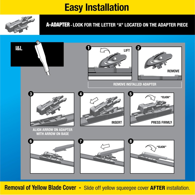 Rain-X 830126 Silicone Endura Wiper Blades, 26 Inch Windshield Wipers