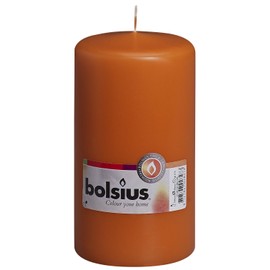 Bolsius 103616180136 Pillar Candle, Paraffin Wax, Mango
