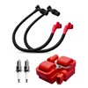 QAGGUM Ignition Coil and Spark Plug with Wire Cap Fit