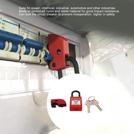 Circuit Breaker Latching Device, Latch Marking Circuit Breaker Latch, Valve Locking Safety Padlock for Chemical and Power Industries