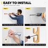 PLUSINNO WH5 Horizontal Fishing Rod/Pole Holders for Garage, Wall or