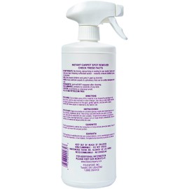 FOLEX FOLEX 32 oz Instant Carpet Spot Remover Carpet Cleaner with Reusable Cleaning Cloth - Removes Pet Accidents, Grease, Red Wine and More (4 Pack)