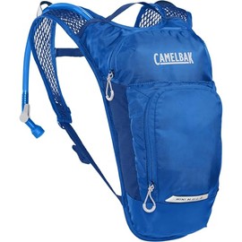 CamelBak Mini M.U.L.E. Kids Hydration Backpack for Hiking and Biking - 50oz, Blue