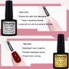 Omainy Base and Top Coat Semi-Permanent Nail Gel Polish UV