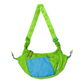 Baboon to the Moon Crescent Crossbody Bag – Water-Repellent Sling Bag for Women, Small Travel Purse, Lightweight Shoulder Bag (Lime Breeze)