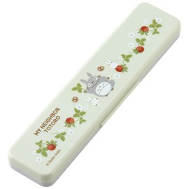 Skater CCS3SAAG-A My Neighbor Totoro Chopsticks & Spoon Set, 7.1 inches (18 cm), Antibacterial for Adults, Made in Japan