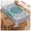 Walmsco Tablecloth Gradient Mandala Pattern Decor For Dining Room Kitchen