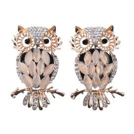 2PCS Rhinestone Owl Car Air Vent Clip Charm,Cute Car Air Fresheners and Interior Decoration for Car Accessories
