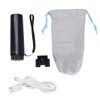 Portable Silicone Bidet Handheld Travel Electric Woman Bidet Sprayer (Black)