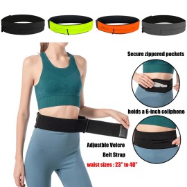 Ansrj Adjustable Running Belt Runners Fanny Pack for Women & Men.hidden money belt