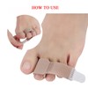 8 Pieces Toe Splint Wraps Non Slip Hammer Toe Straightener