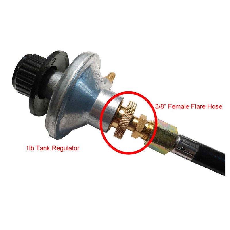 Meter Star 12 Ft Quick Connect Liquid Propane Hose for