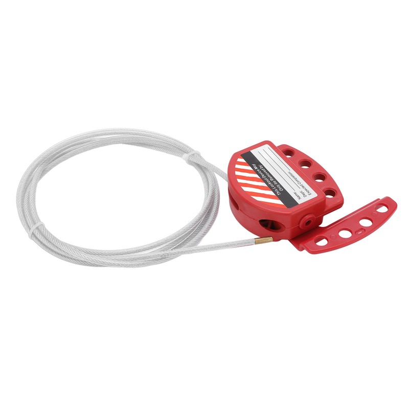 Cable Lockout Adjustable Design Corrosion Resistant Sturdy Durable Security Cable
