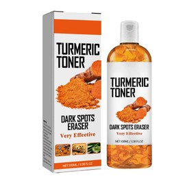Mnozreo Turmeric Toner mit Kurkuma, Turmeric Serum für das Gesicht, gegen Flecken, Peeling-Tonic für das Gesicht, Turmeric Dark Spot Corrector Serum, Aufhellungswasser mit Kurkuma für die Haut