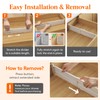 Lifewit 4 Pack Drawer Dividers Plastic 4" High, 14-23" Adjustable