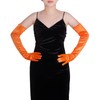 Wobe Long Opera Party 20s Satin Gloves Stretchy Adult Size
