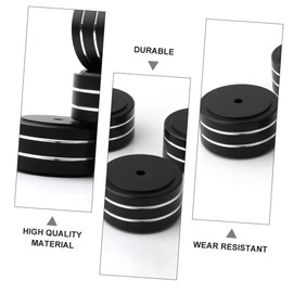 FELTECHELECTR 4 Pieces Vibration Feet Cushions Amplifier Feet Pads for Isolation and Sound Clarity Enhance Stereo Imaging and Bass Response Durable Aluminum Alloy Design