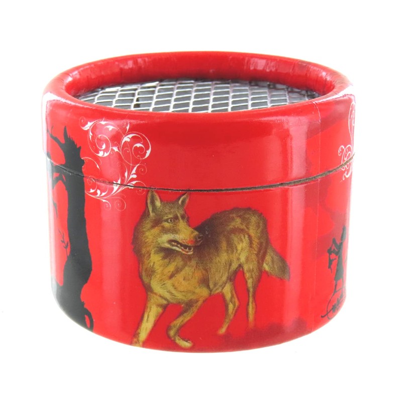 Round Hand-cranked Musical Box/Music Box Made of Reinforced Cardboard -