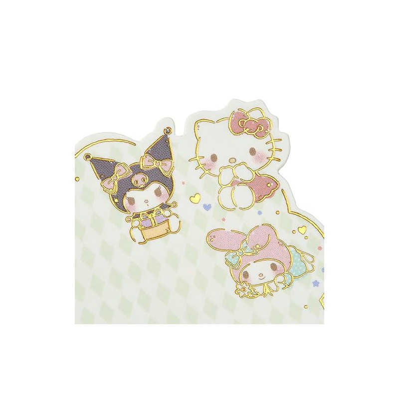 Sanrio 656518 Multipurpose Mini Card, Sanrio Characters, Present, Message Card