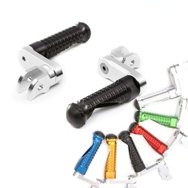 MC MOTOPARTS MPRO Black 40mm Riser CNC Front Foot Pegs Compatible with Tiger 955i Daytona 600 02-03 Daytona 650 04-05