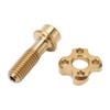 RISK Bike Front Derailleur Screw Gasket Kit Hollow Titanium Alloy