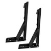 Folding Shelf Brackets Wall Mounted Heavy Duty Folding Triangle Space