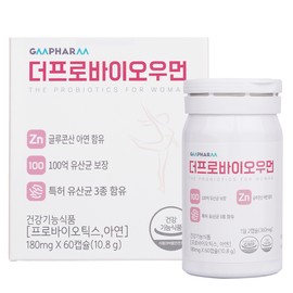 Partner_Reference GM Pharm The Pro Bio Woman Lactobacillus Nutrient 60 tablets x 1 / 지엠팜 더프로바이오우먼 유산균 영양제 60정X1개