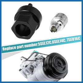 A ABSOPRO 1 Set 20mm A/C Compressor Clutch Hub Remover Tool 5SE12C 7SEU16C Durable Material Item Replacement